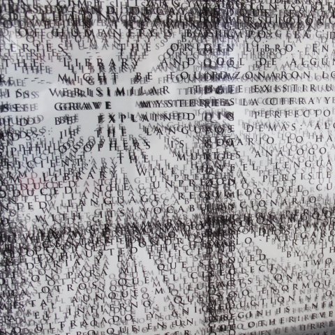 Library. 2012. 170x200, printing on plexiglass, metal (fragment) (4)