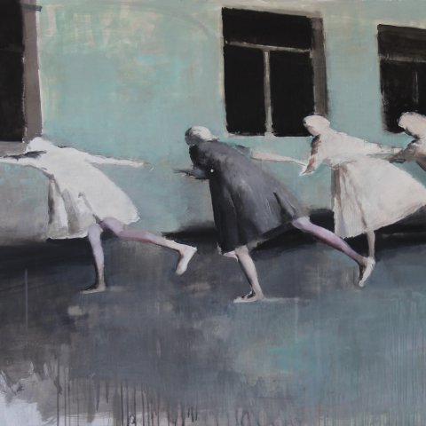 Еxercise  №8. 110х160, 2015, acrylic on canvas