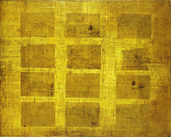 Sundial / Солнечные часы. 1999. 120x150, oil, paper on canvas