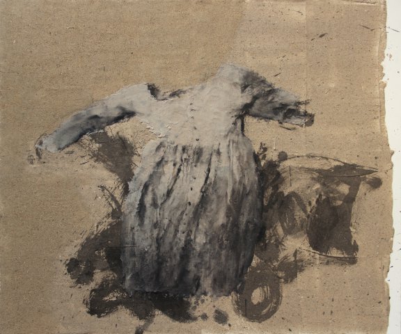 Adrift 3. 2012. 100x120, acrylic, Chinese ink, sand on canvas