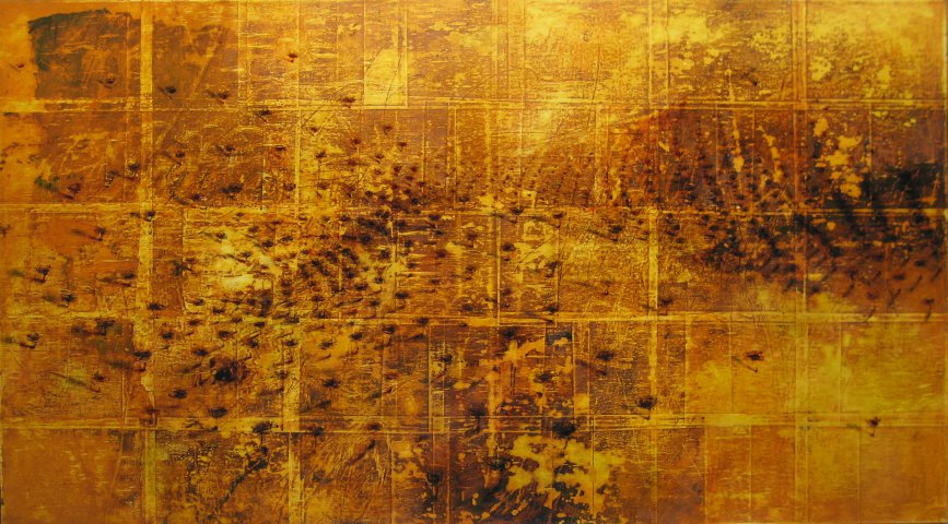 Big Landscape. 2006. 100x180, oil, paper on canvas