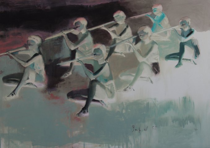 Еxercise №52. 100х140, 2016, acrylic on canvas