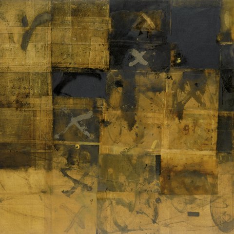 Jerusalem series. Dice / Иерусалимская серия. Игра в кости. 1997. 114x146, oil, paper on canvas