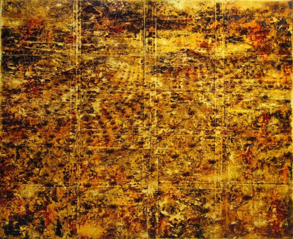 Landscape. 2006. 90x110, oil, paper on canvas