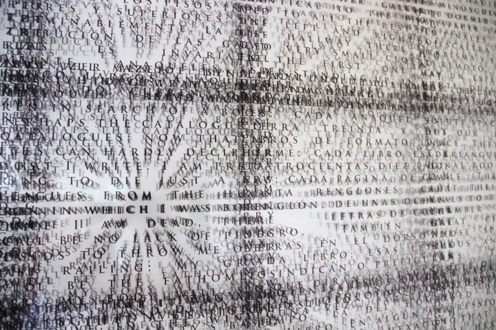 Library. 2012. 170x200, printing on plexiglass, metal (fragment) (3)