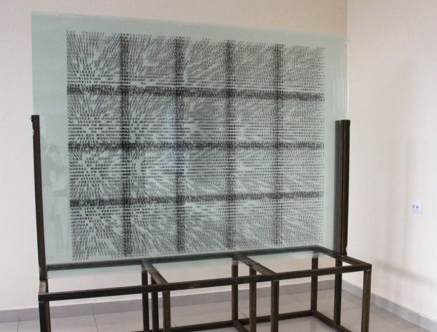 Library. 2012. 170x200, printing on plexiglass, metal