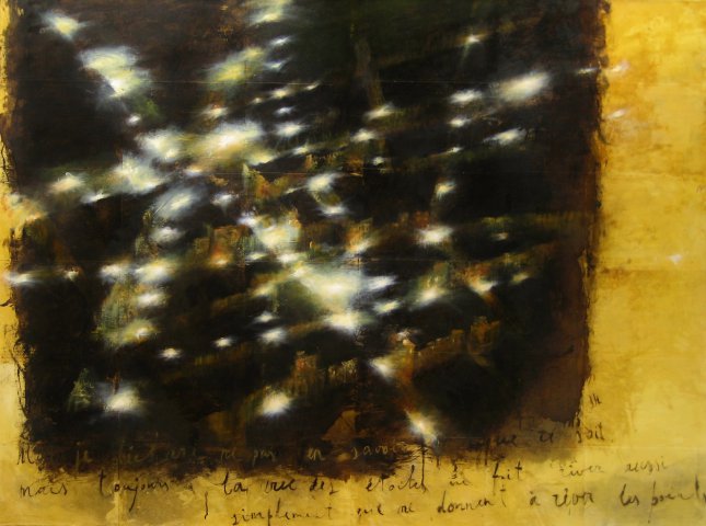 Letter from Arles. 2008. 120x160, oil, paper on canvas