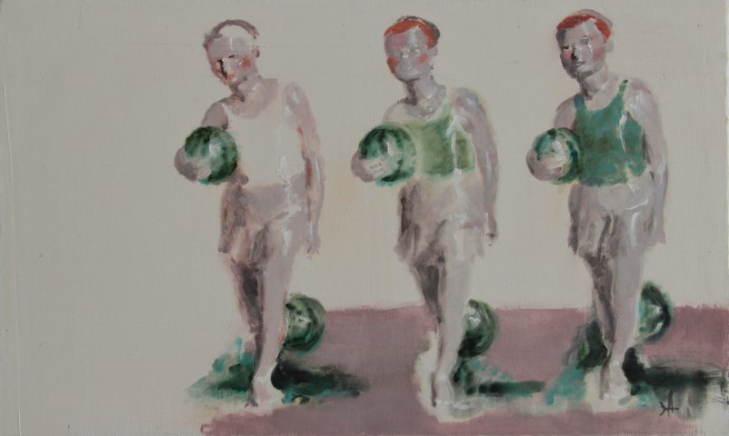 Еxercise  №12. 30х50, 2015, acrylic on canvas
